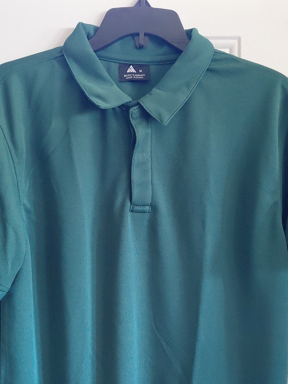 ZITY Men's Green Moisture Transfer Polo Shirt Size Medium